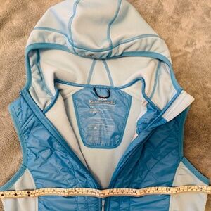 Katmandu Vest with Hood - NZ size 10 / USA ~6 Small + 2x Tees Free
